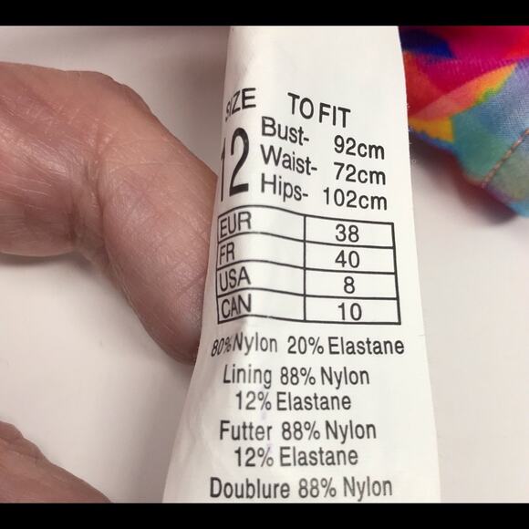 Sea Folly Australia Size US 8  Sonic Boom Bustier Swim Bra-NEW WITH TAGS - Picture 11 of 13